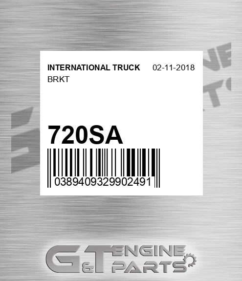 720SA INTERNATIONAL TRUCK Brkt