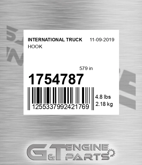 1754787 INTERNATIONAL TRUCK Hook
