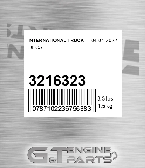 321-6323 Decal