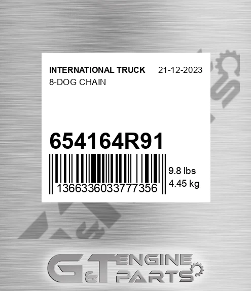 654164R91 8-dog Chain