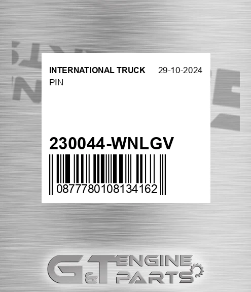 230044-WNLGV Pin