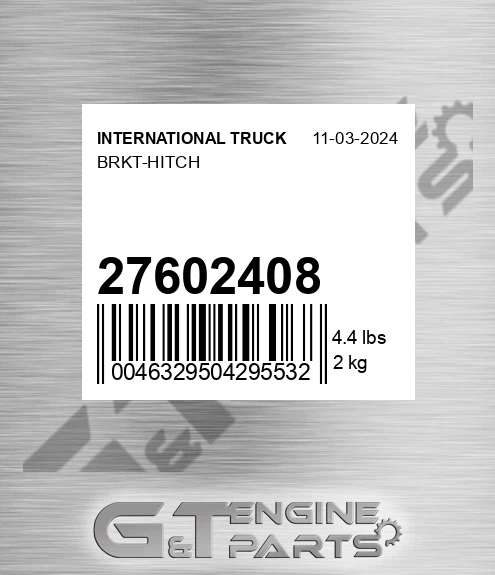 27602408 Brkt-hitch