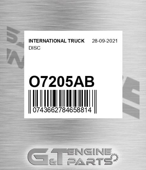 O7205AB Disc