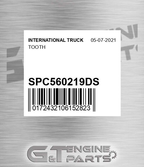 SPC560219DS Tooth