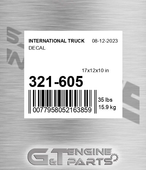 321-605 Decal