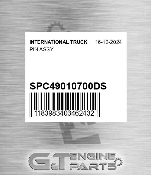SPC49010700DS Pin Assy