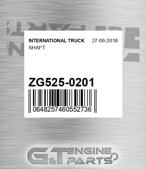 ZG525-0201 Shaft