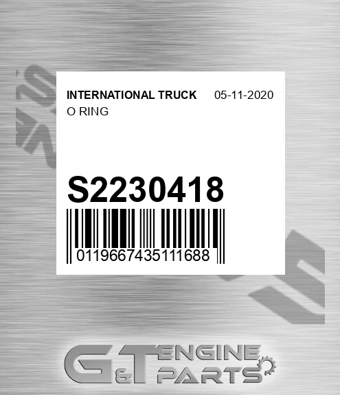 S2230418 O Ring