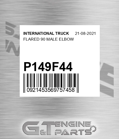P149F44 Flared 90 Male Elbow for INTERNATIONAL TRUCK