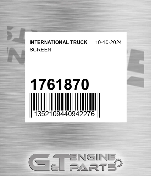 1761870 INTERNATIONAL TRUCK Screen