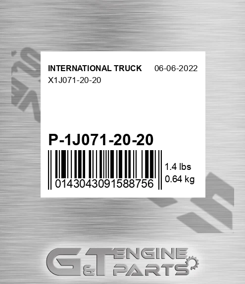 P-1J071-20-20 X1j071-20-20