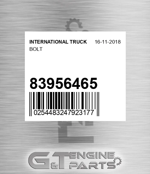 83956465 Bolt