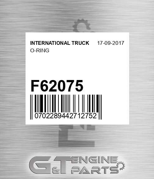 F62075 O-ring
