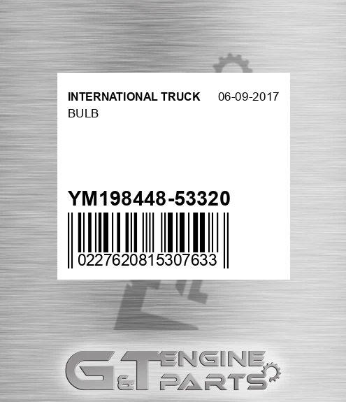 YM198448-53320 Bulb for INTERNATIONAL TRUCK