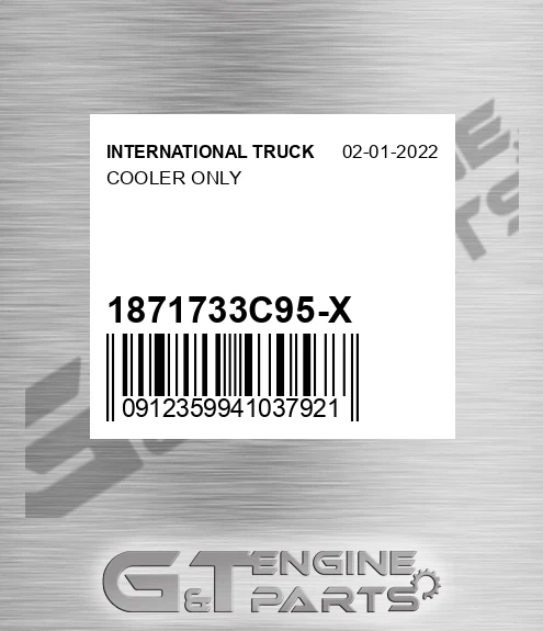 1871733C95-X Cooler Only for INTERNATIONAL TRUCK