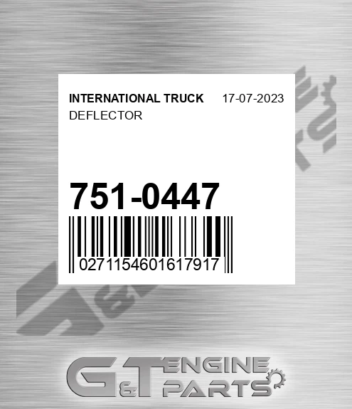 751-0447 Deflector