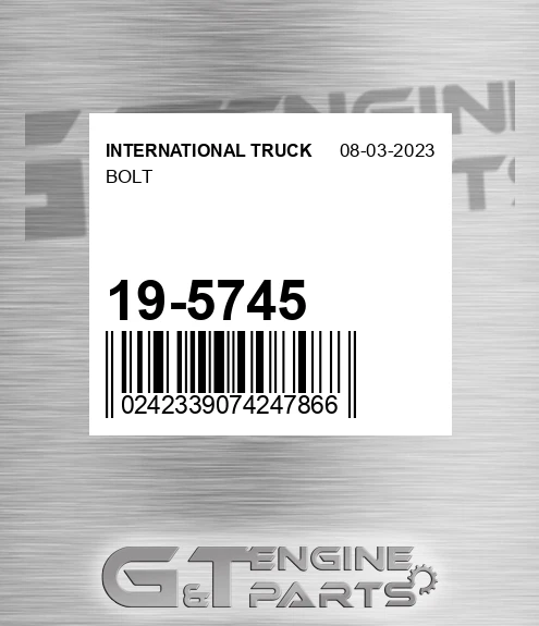 19-5745 Bolt