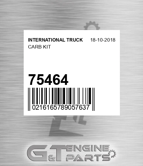 75464 Carb Kit for INTERNATIONAL TRUCK