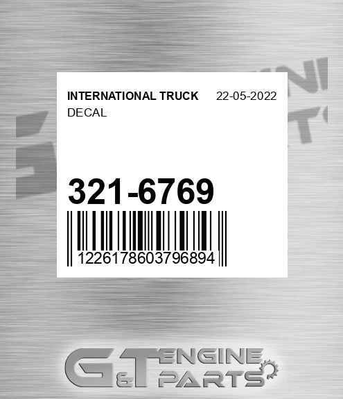 321-6769 Decal