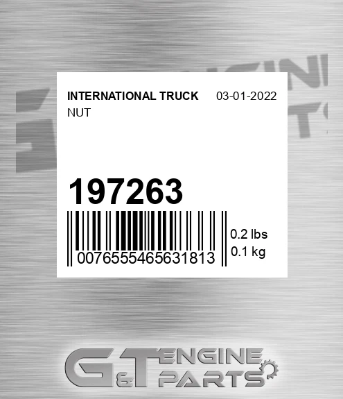 197263 Nut