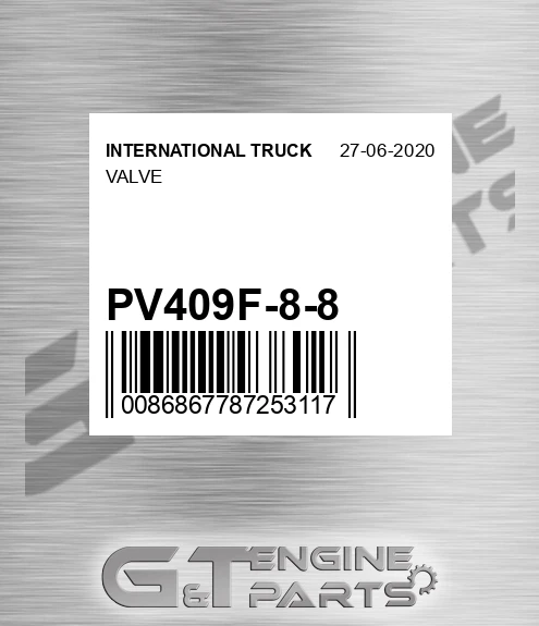 PV409F-8-8 Valve