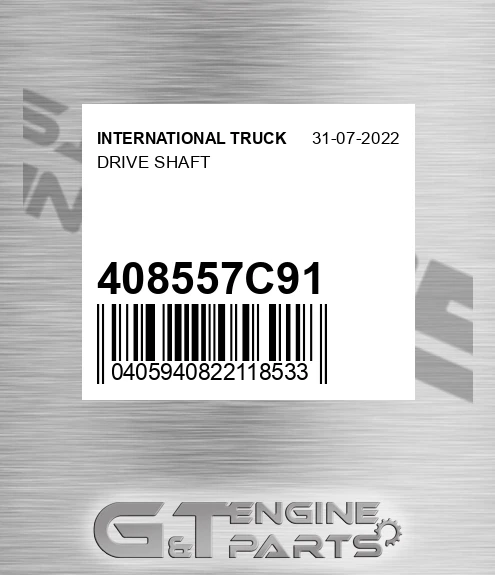 408557C91 Drive Shaft