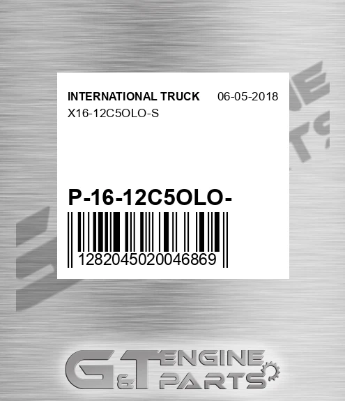 P-16-12C5OLO X16-12c5olo-s