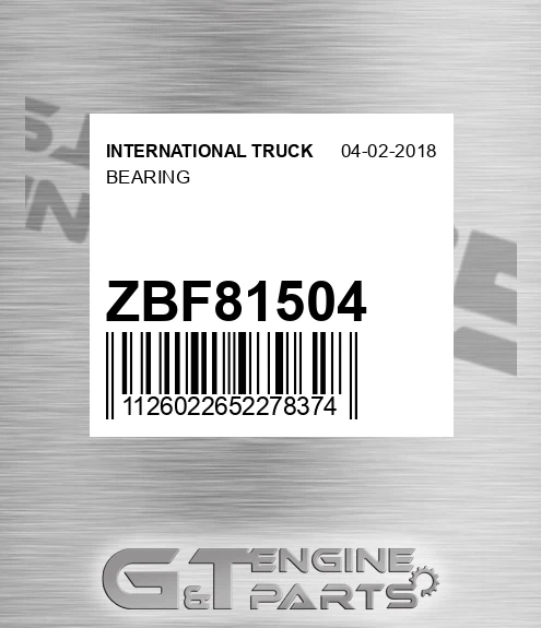 ZBF81504 Bearing for INTERNATIONAL TRUCK