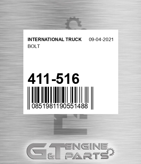 411-516 Bolt