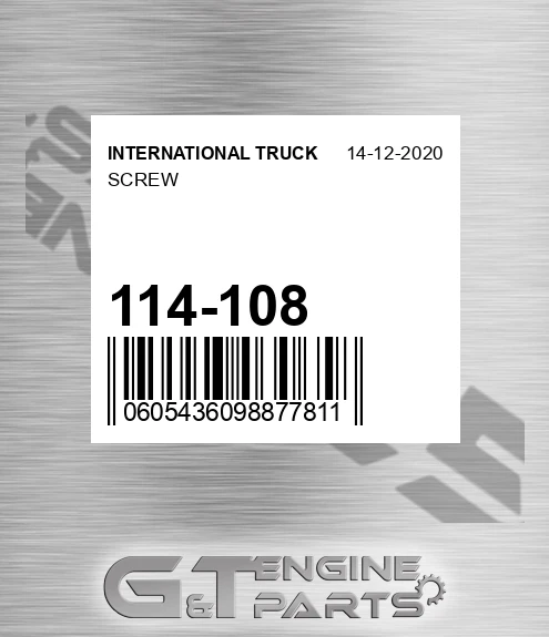 114-108 Screw