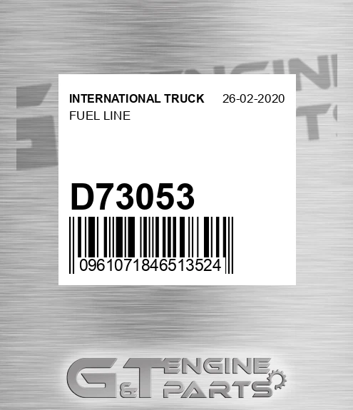 D73053 Fuel Line