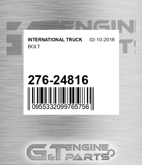 276-24816 Bolt