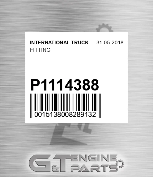 P11143-8-8 Fitting for INTERNATIONAL TRUCK