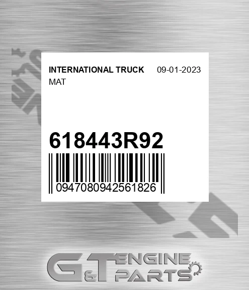 618443R92 Mat