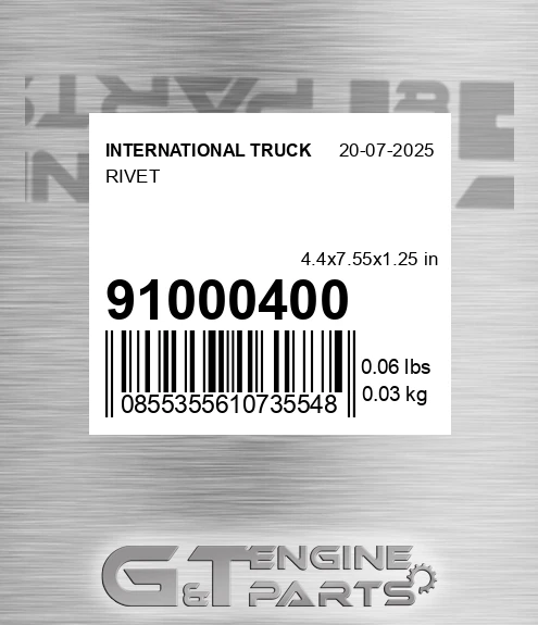 91000400 Rivet