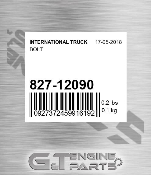 827-12090 Bolt