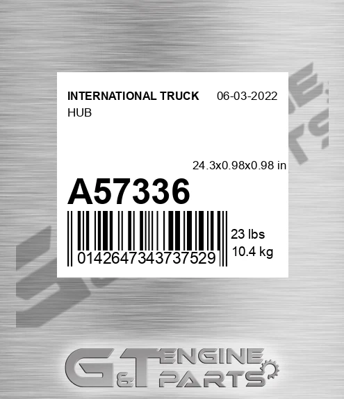 A57336 INTERNATIONAL TRUCK Hub