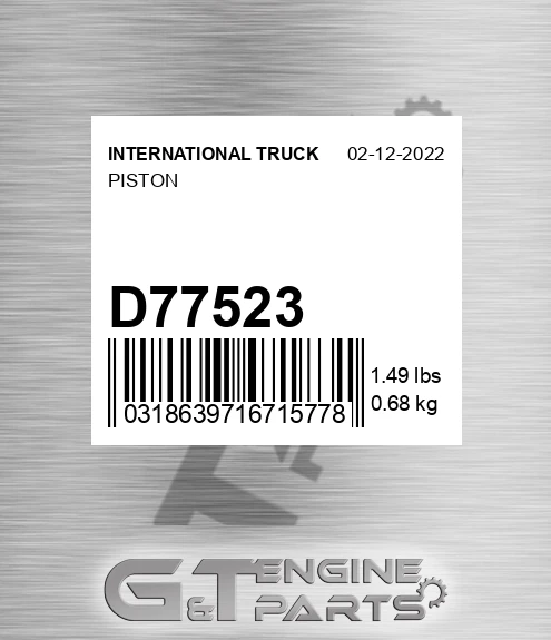 D77523 Piston