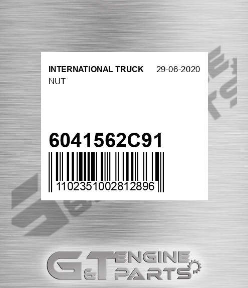 6041562C91 Nut