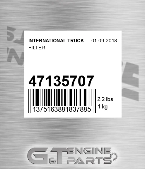47135707 INTERNATIONAL TRUCK Filter