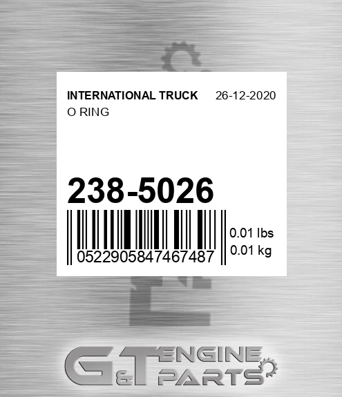 238-5026 O Ring