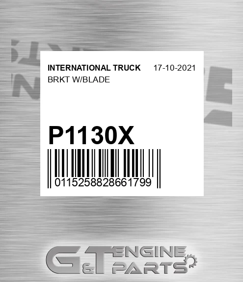 P1130X Brkt W/blade for INTERNATIONAL TRUCK