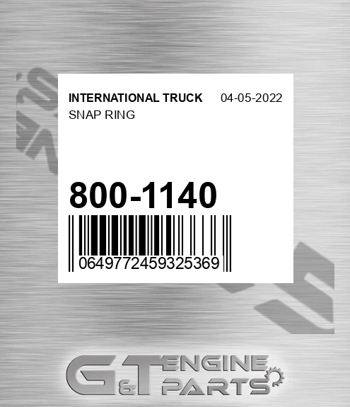 800-1140 Snap Ring