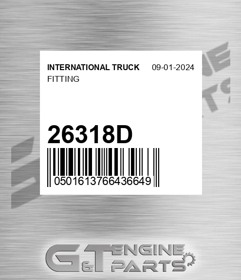 26318D INTERNATIONAL TRUCK Fitting