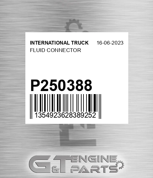 P250388 Fluid Connector for INTERNATIONAL TRUCK
