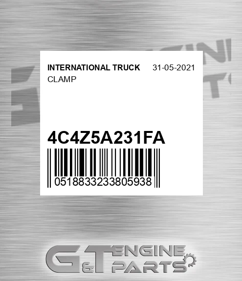 4C4Z5A231FA Clamp