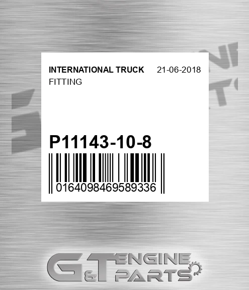 P11143-10-8 Fitting