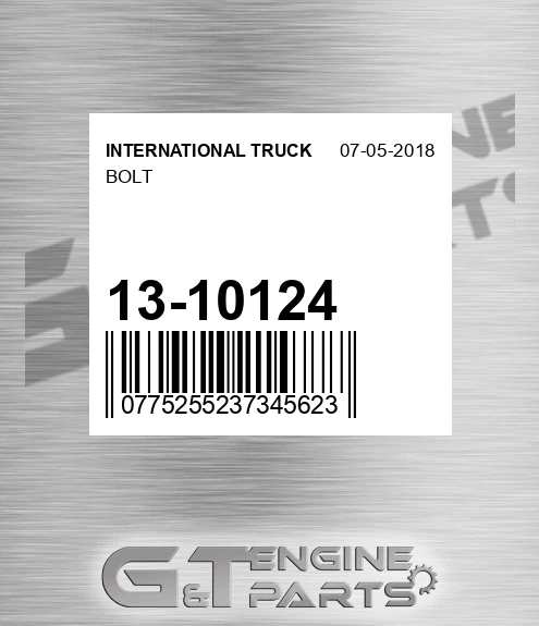 13-10124 Bolt