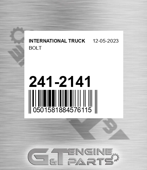 241-2141 Bolt