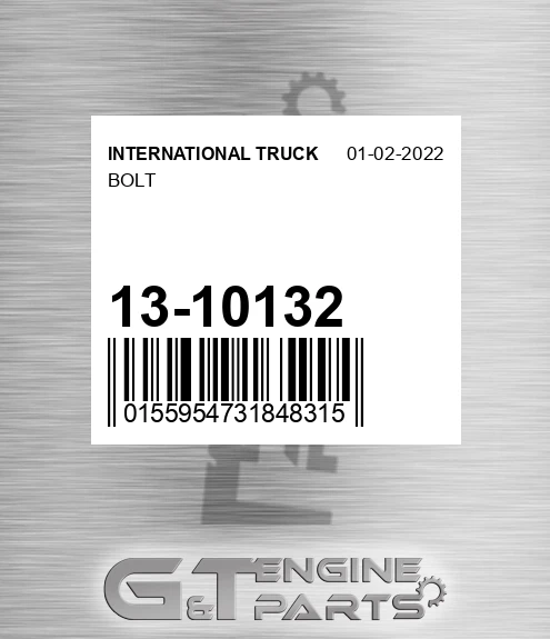 13-10132 Bolt